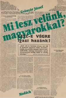 Gyönyör József - Mi lesz velünk, magyarokkal? [antikvár]