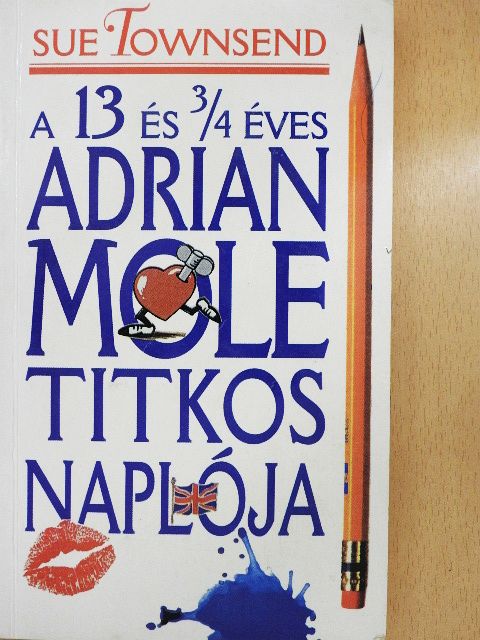 Sue Townsend - A 13 és 3/4 éves Adrian Mole titkos naplója [antikvár]