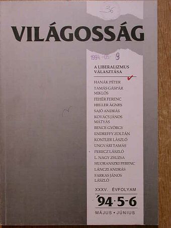 Bence György - Világosság 1994. május-június [antikvár]