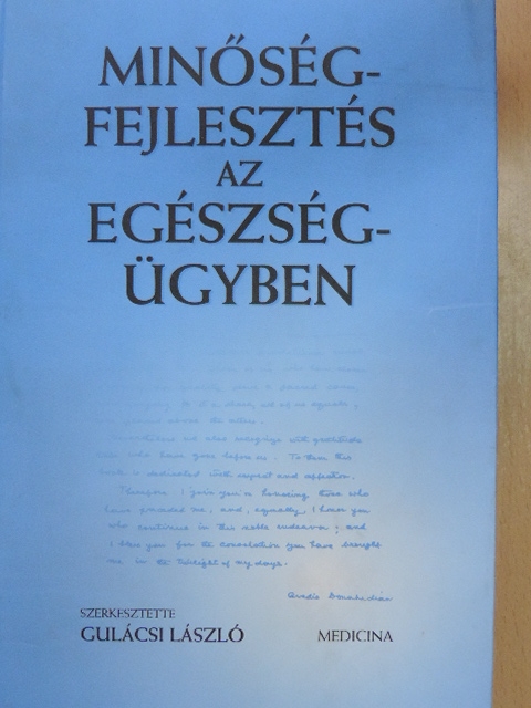 Bernáth Lajos - Minőségfejlesztés az egészségügyben [antikvár]