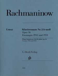 RAHMANYINOV / RACHMANINOW - KLAVIERSONATE NR.2 b-MOLL OP.36. FASSUNGEN 1913 UND 1931