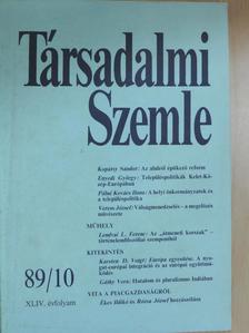 Ékes Ildikó - Társadalmi Szemle 1989. október [antikvár]