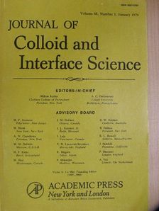 D. Munro - Journal of Colloid and Interface Science, January 1979 [antikvár]