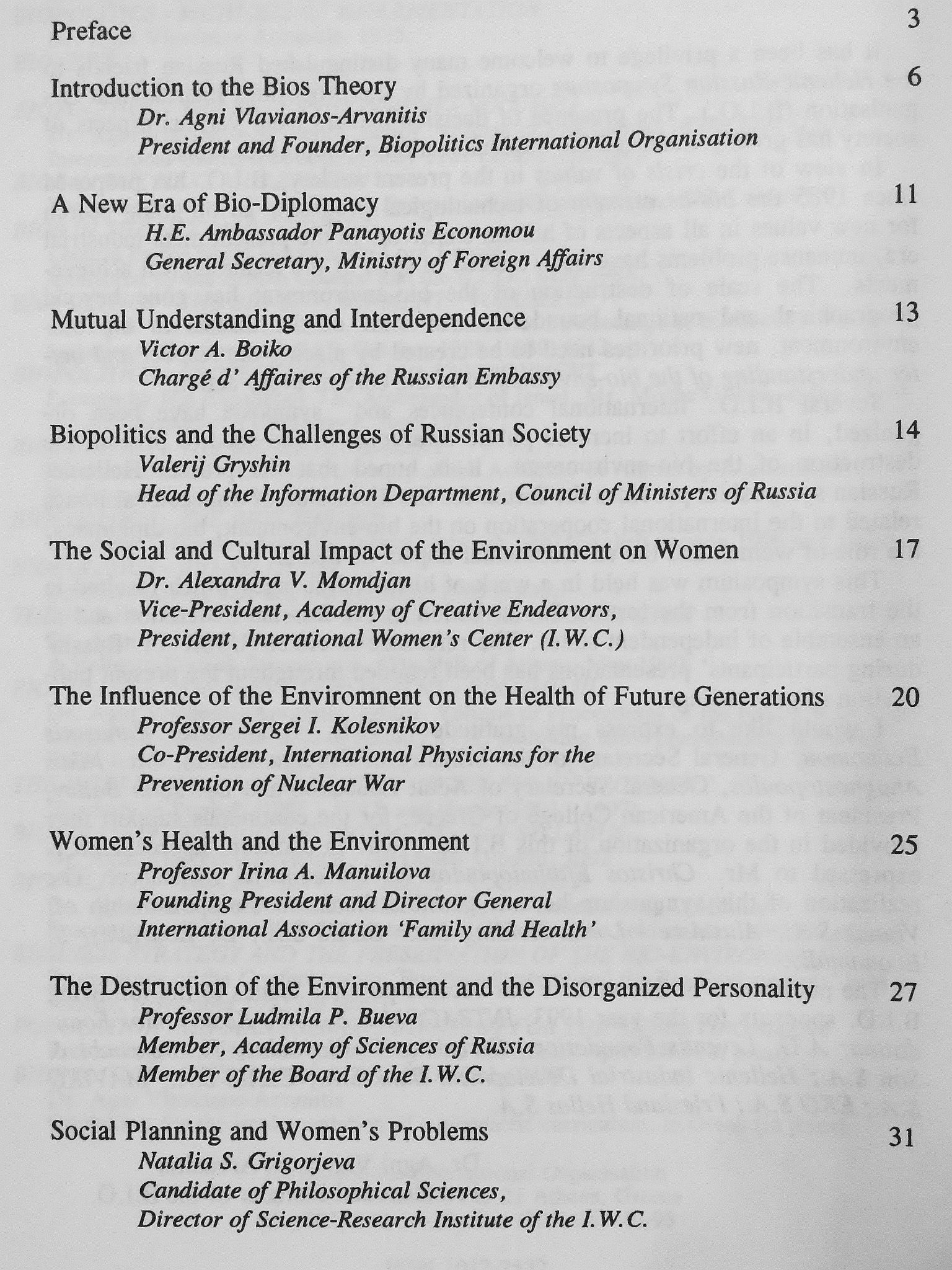 Agni Vlavianos-Arvanitis - Biopolitics - The Bio-Environment [antikvár]