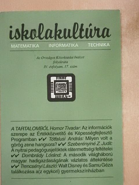 Arday István - Iskolakultúra 1994/17. [antikvár]