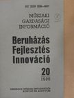 Barta Judit - Beruházás-Fejlesztés-Innováció 1986/20. [antikvár]