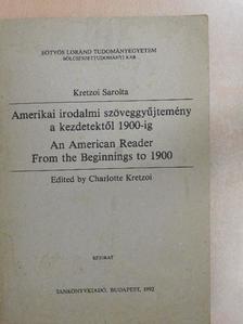 Edward Taylor - Amerikai irodalmi szöveggyűjtemény a kezdetektől 1900-ig [antikvár]