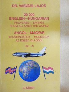 Dr. Vasvári Lajos - English Proverbs II. (töredék) [antikvár]