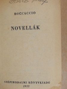 Boccaccio - Novellák/Csend [antikvár]
