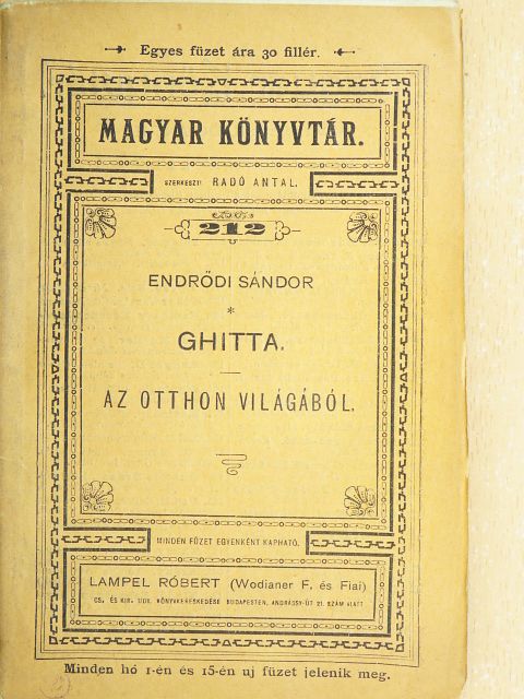 Endrődi Sándor - Ghitta/Az otthon világából [antikvár]