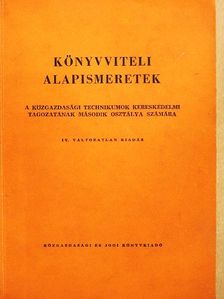 Dr. Varga János - Könyvviteli alapismeretek [antikvár]