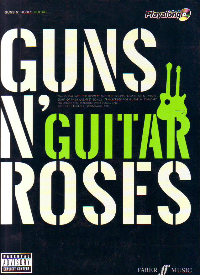 GUNS N' ROSES GUITAR AUTHENTIC PLAYALONG + CD
