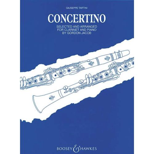 TARTINI - CONCERTINO FOR CLARINET IN Bb & STRING ORCHESTRA (CLARINET & PIANO REDUCTION)