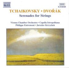 TCHAIKOVSKY, DVORÁK - SERENADES FOR STRINGS CD ENTREMONT, KR(E)CHEK