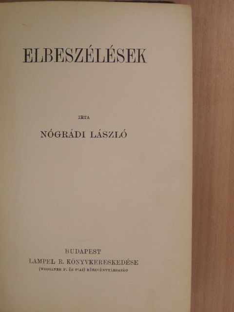 Nógrádi László - Elbeszélések [antikvár]