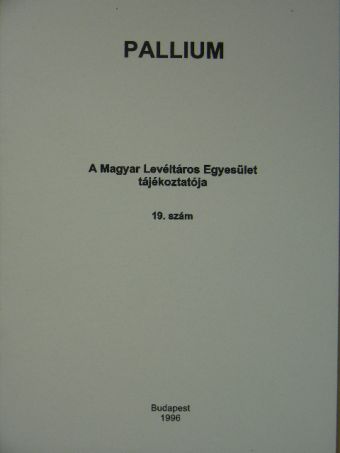 Pallium 19. [antikvár]