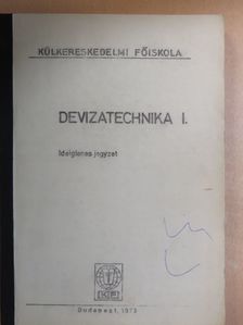 Abos Brunó - Devizatechnika I. [antikvár]