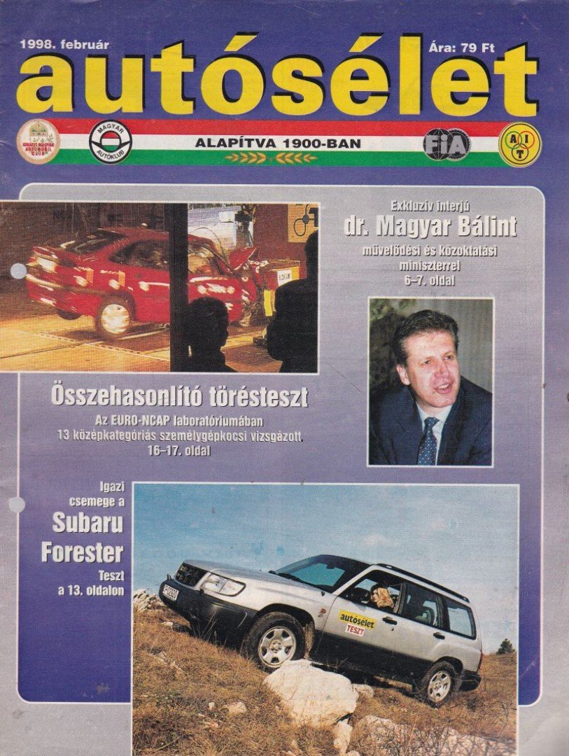 Fehér György - Autósélet 1998. február [antikvár]