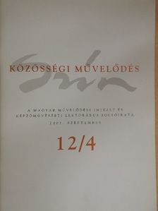 A. Gergely András - Szín - Közösségi művelődés 2007. szeptember [antikvár]