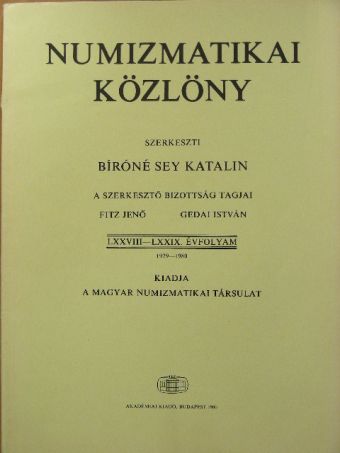 Ambrus Béla - Numizmatikai közlöny 1979-1980. [antikvár]
