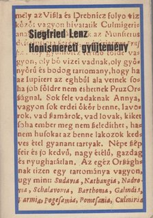 Siegfried LENZ - Honismereti gyűjtemény [antikvár]