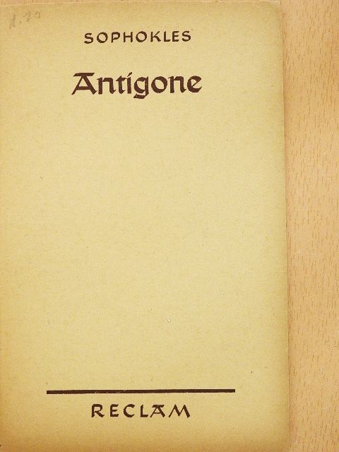 Sophokles - Antigone [antikvár]