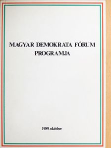 Beke Kata - Magyar Demokrata Fórum programja [antikvár]