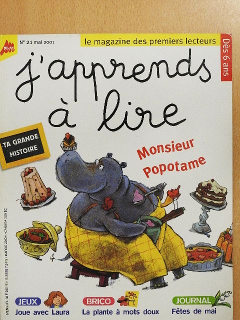 J'apprends á lire mai 2001 [antikvár]