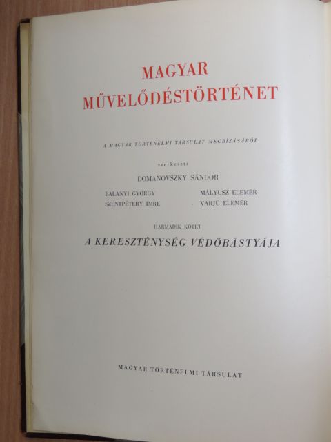 Balassa Brúnó - Magyar művelődéstörténet 3. [antikvár]