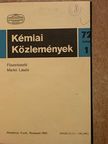 Fejes Pál - Kémiai Közlemények 1991. 72. kötet 1-2. szám [antikvár]