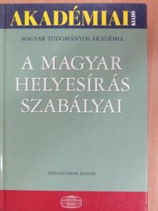 A magyar helyesírás szabályai [antikvár]