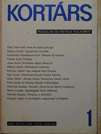 Ágh István - Kortárs 1979. január [antikvár]