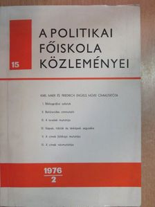 A Politikai Főiskola Közleményei 1976/2 [antikvár]