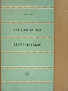 VEB Deutscher Zentralverlag [antikvár]