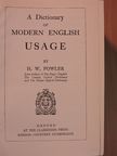 H. W. Fowler - A Dictionary of Modern English Usage [antikvár]