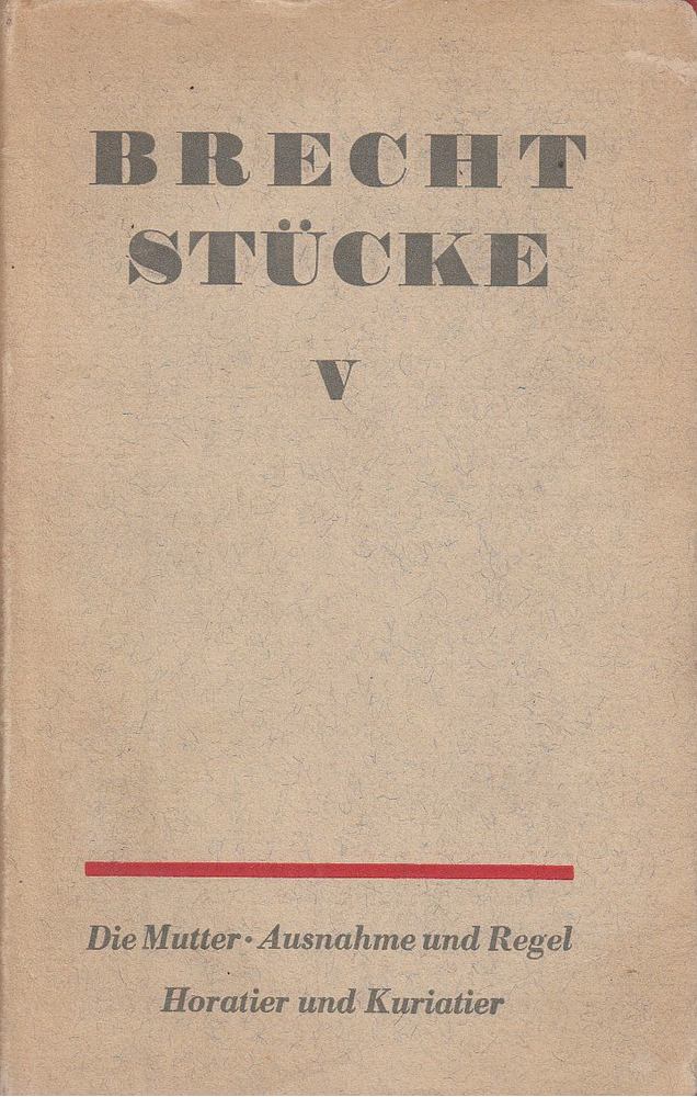 Brecht, Bertolt - Stücke V. [antikvár]