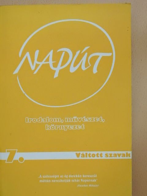 Balázs Géza - Napút 2006. szeptember [antikvár]