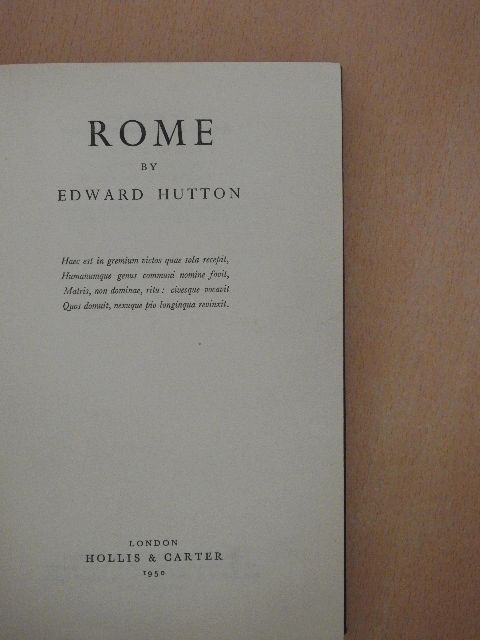 Edward Hutton - Rome [antikvár]
