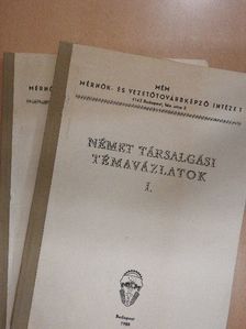Horváth Hajna - Német társalgási témavázlatok I-II.  [antikvár]