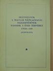 Irányelvek a Magyar Népgazdaság fejlesztésének második 5 éves tervéhez 1956-60 [antikvár]