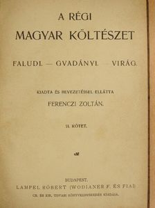 Balassi Bálint - A régi magyar költészet II. (töredék) [antikvár]