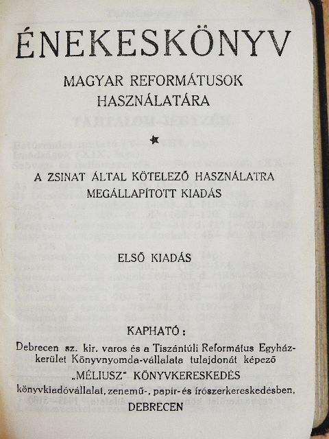 Énekeskönyv [antikvár]