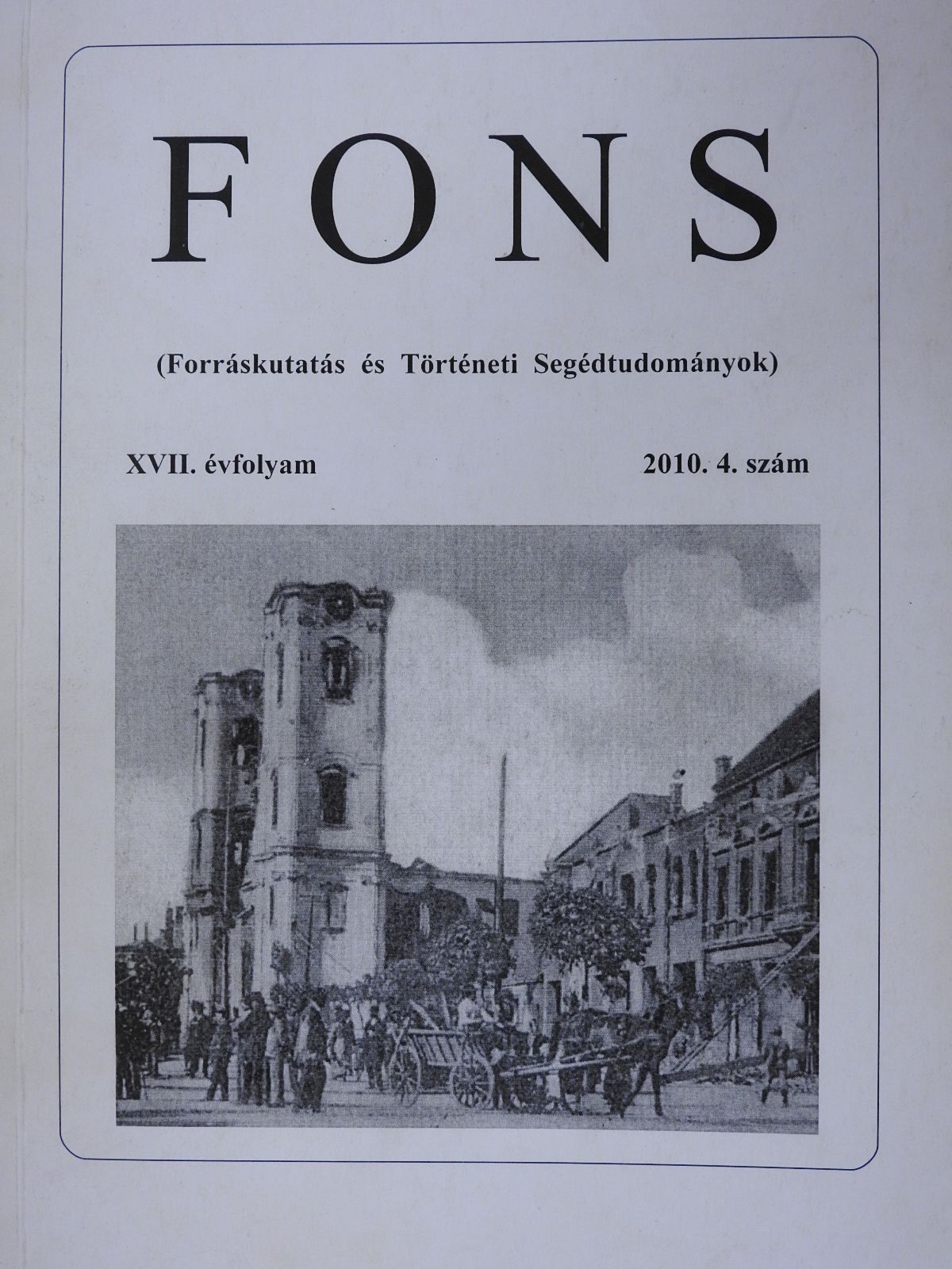 Bódy Zsombor - FONS 2010/4. (dedikált példány) [antikvár]
