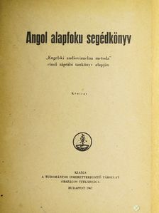 Angol alapfoku segédkönyv [antikvár]