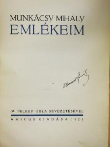 Munkácsy Mihály - Emlékeim [antikvár]