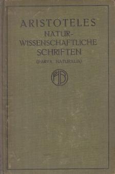 Aristóteles - Kleine naturwissenschaftliche Schriften (Parva naturalia) [antikvár]