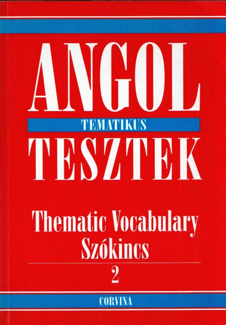 Mariusz Misztal - Angol tematikus tesztek - Thematic Vocabulary - Szókincs 2. [antikvár]