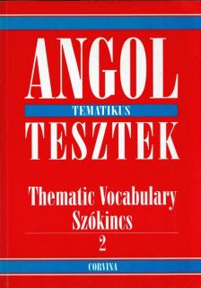 Mariusz Misztal - Angol tematikus tesztek - Thematic Vocabulary - Szókincs 2. [antikvár]
