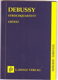 DEBUSSY - STREICHQUARTETT STUDIENPARTITUR URTEXT, HERAUSGEGEBEN VON ULRICH KRAEMER