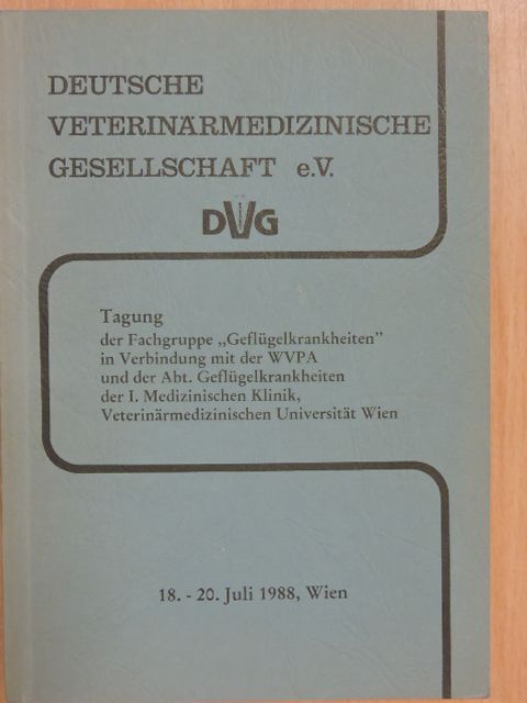 Josipovic D. - Deutsche Veterinärmedizinische Gesellschaft e.V. [antikvár]